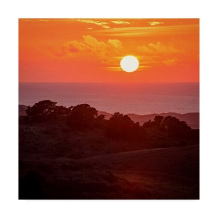 Trademark Fine Art Lance Kuehne 'Mt Vision Sunset' Canvas Art, 24x24 ALI31068-C2424GG